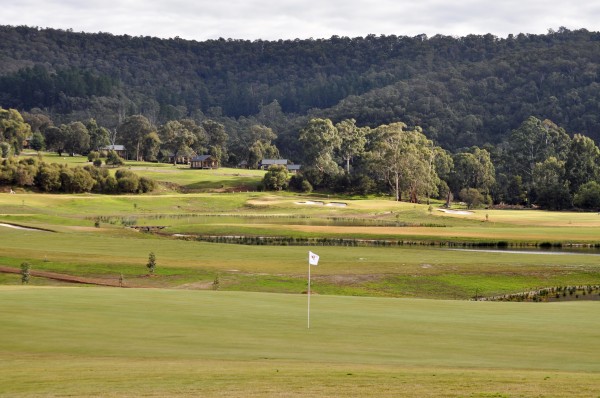 18th Green, a great finish to a spectacular golf course.