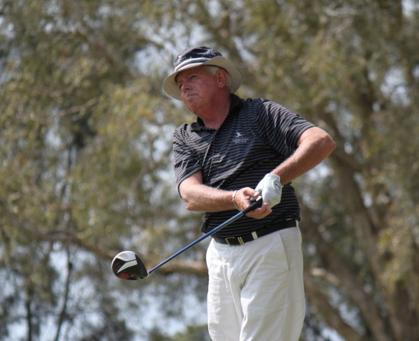 Brian Jones tees off