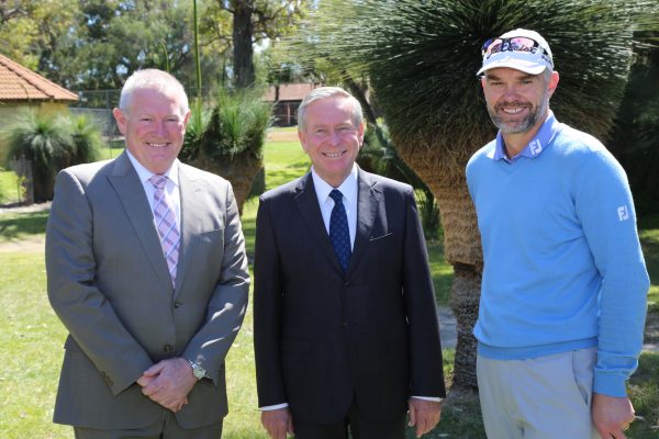 Brian Thorburn, The Hon. Colin Barnett and Michael Long