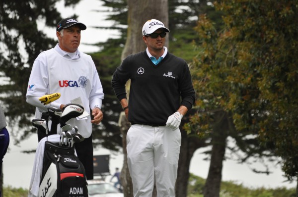 Adam  Scott and Steve Williams