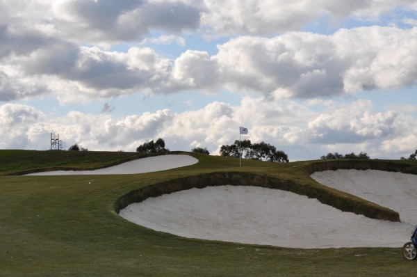 10th green from the front