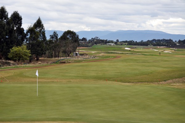 The 16th Green, looking back to the tee