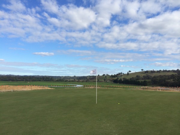 Hole 2 Green looking back