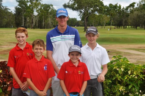 Central Queensland juniors (left to right) Luke Cumberledge, Jayden Gardner, Ben Swaffield, Brad Cumberledge and Quinn Stover.