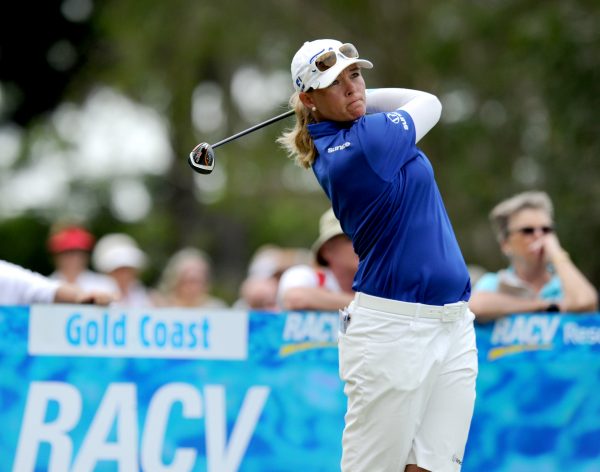 KATHERINE KIRK (AUS) - RACV LADIES MASTERS -  PHOTO: SCOTT DAVIS - SMP IMAGES / ALPGA MEDIA - Action from day 2 of the 2015 RACV Ladies Masters being held at Royal Pines Resort on Queenslands Gold Coast.  This image is for Editorial Use Only. Any further use or individual sale of the image must be cleared by application to the Manager Sports Media Publishing (SMP Images). NO UN AUTHORISED COPYING : PHOTO SMP IMAGES.COM