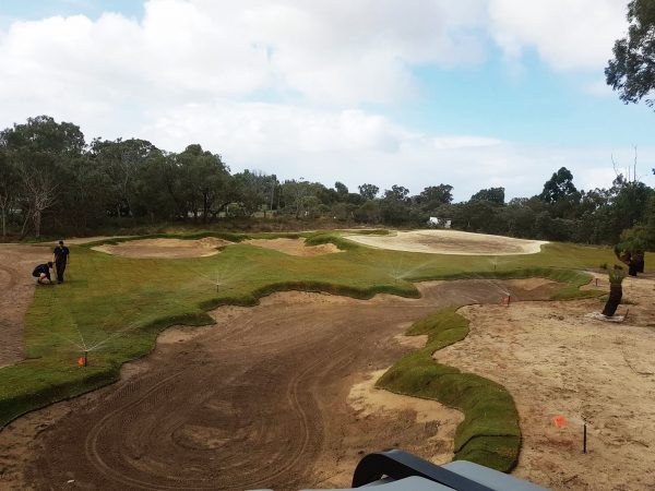 The new 19th hole is taking shape at Mt Lawley Golf Club.