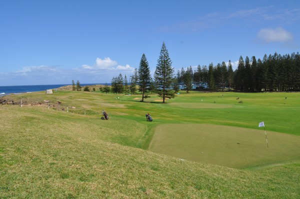 Short and challenging courses and holes (like this one from Norfolk Island) may be the future of golf