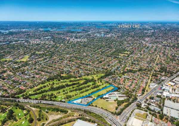 High-flying deal : The redundant off-course land sold by Strathfield Golf Club  (Picture supplied by Colliers International Australia)