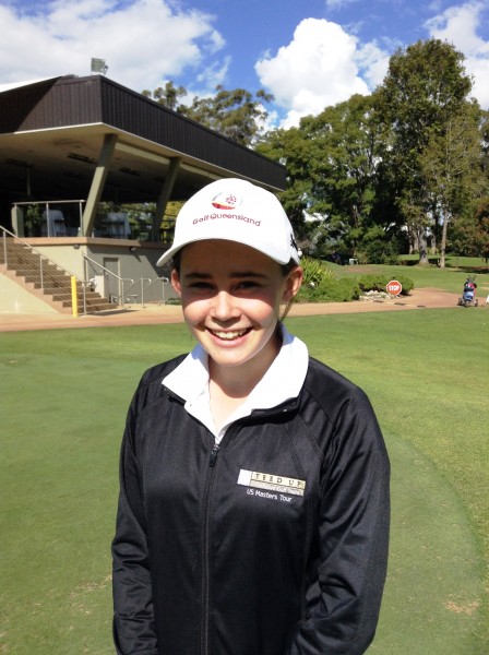 RECORD BREAKER: Darcy Hapgood, 14, has set a new course record at Toowoomba Golf Club.