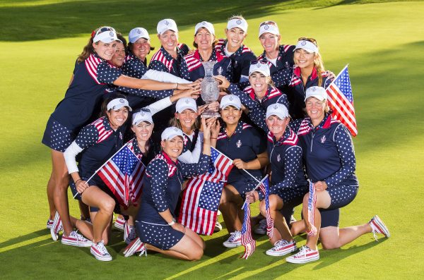 The victorious Team USA with the Trophy