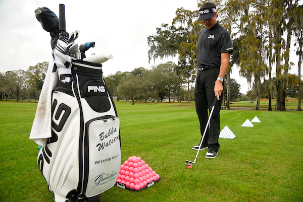 Photo shoot with PGA Tour player Bubba Watson at the Orlando Country Club for Volvik  in Orlando, Florida on Dec. 19, 2016. ©2016 Scott A. Miller