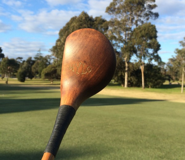 Hickory clubs are a challenge to hit, but very fun when you hit it pure