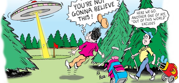 Excuse me? The best excuses for a poor golf shot