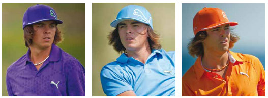 Rickie Fowler: Colour and movement