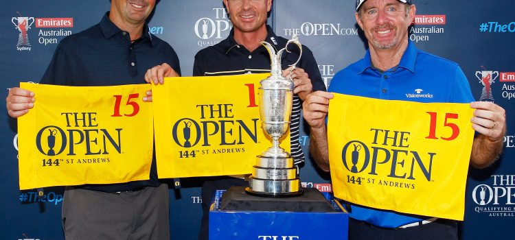 Pampling, Rumford and Chalmers qualify for The Open