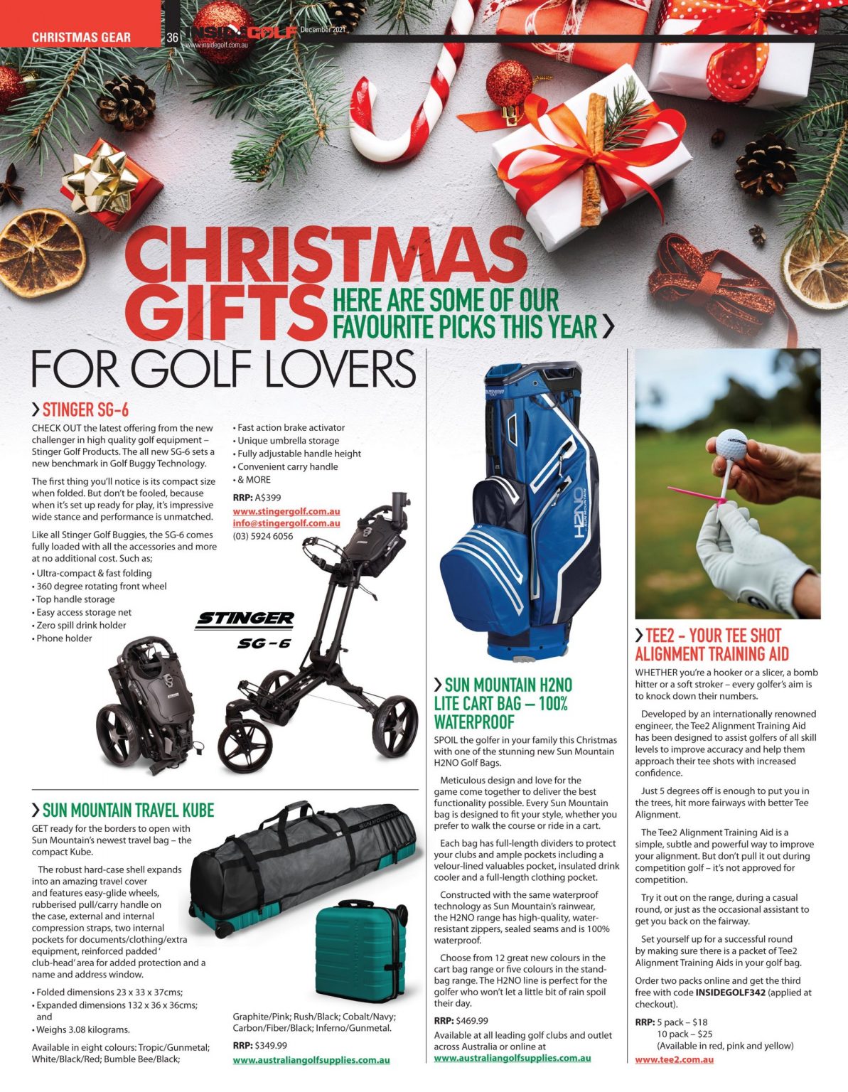 Christmas gifts for golf lovers Inside Golf. Australia's MostRead Golf Magazine as named by