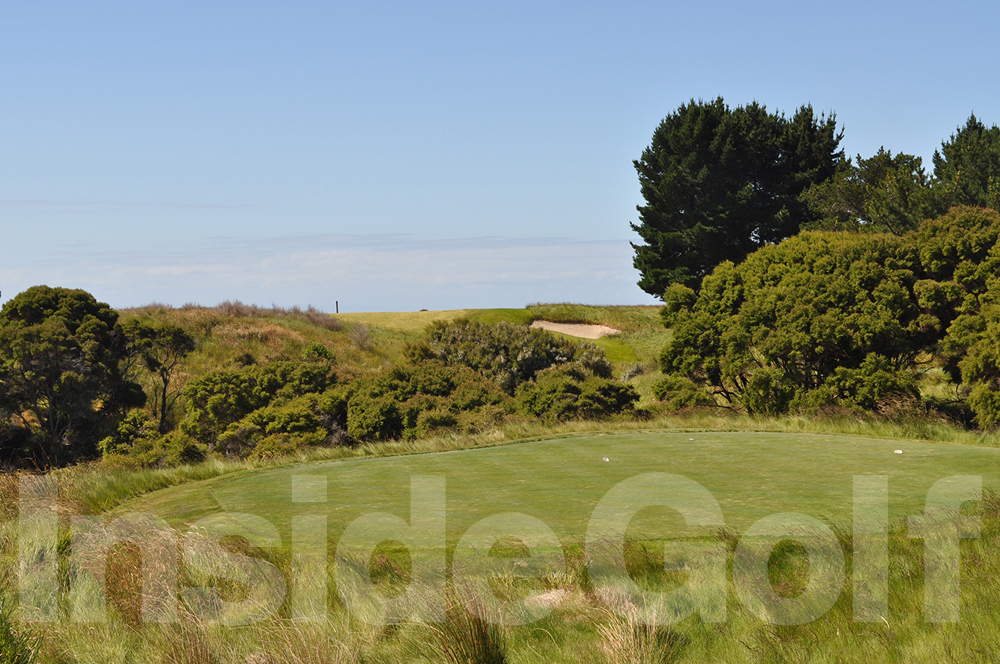 Cape Kidnappers 4th  tee