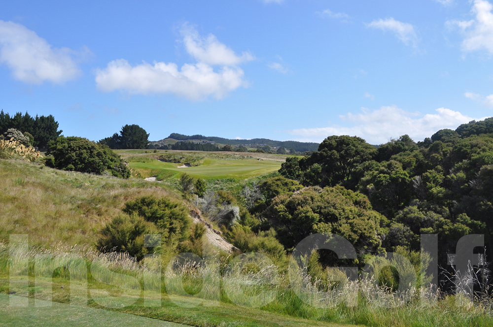 Cape Kidnappers 8th  tee