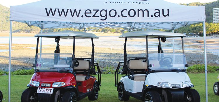 E-Z-GO fleet riding along nicely