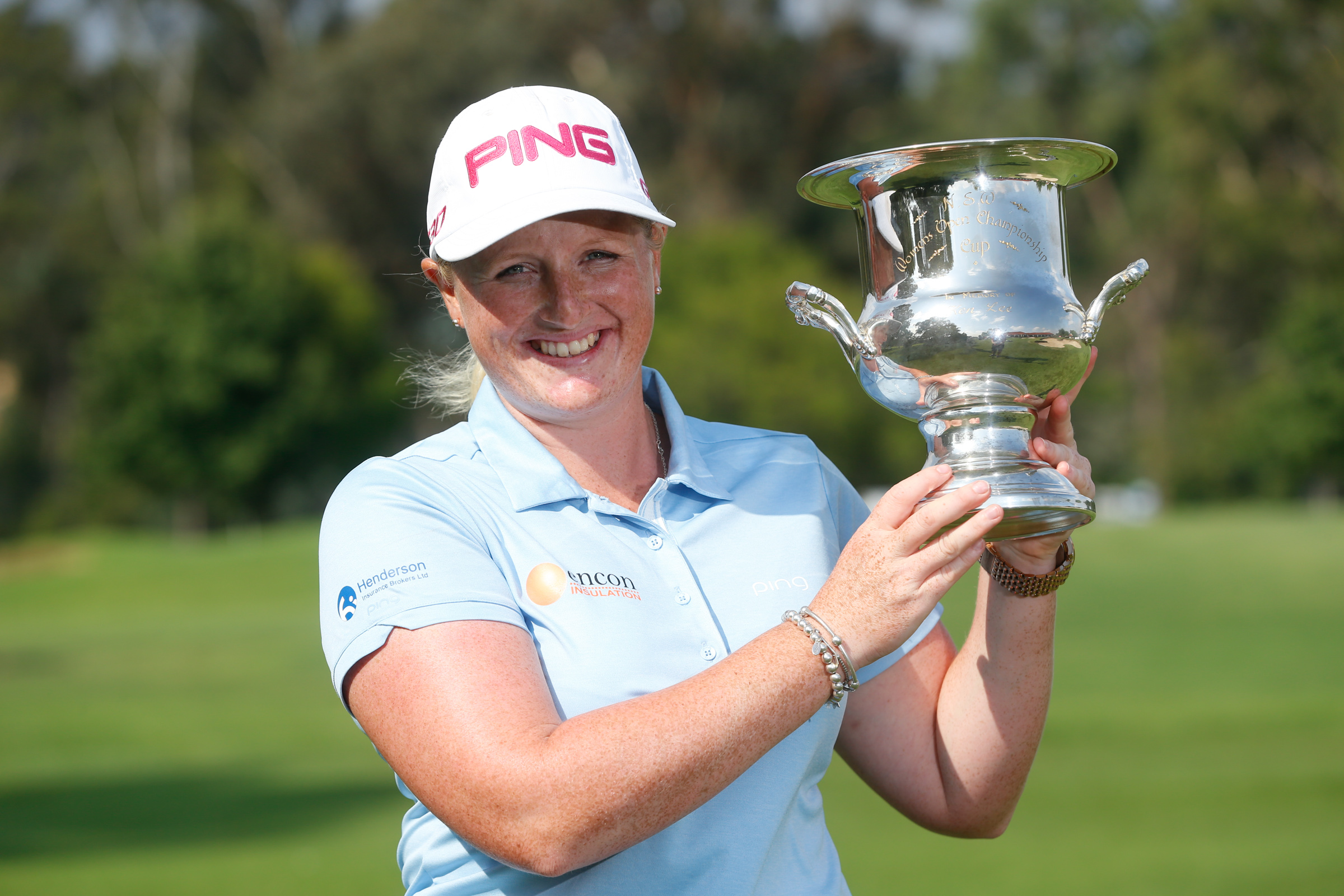 Holly Clyburn with Trophy