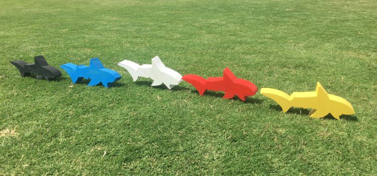 Greg Norman Shark tees Suited to a tee: Going beyond the red, white and blue