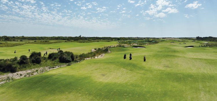 Scooters are par for the Links Kennedy Bay course