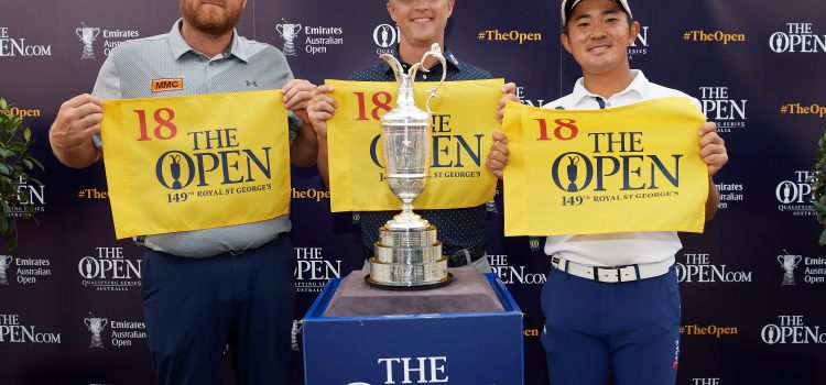 Jones, Pike and Kanaya qualify for The 149th Open