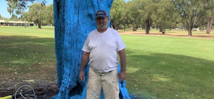Blue tree brings mental health to the FORE!