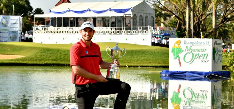Sinnott shakes off seven water balls to secure rookie win in Myanmar