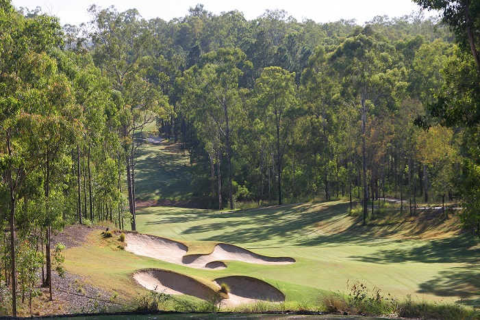 View of the 4th hole at Brookwater Golf and Country Club