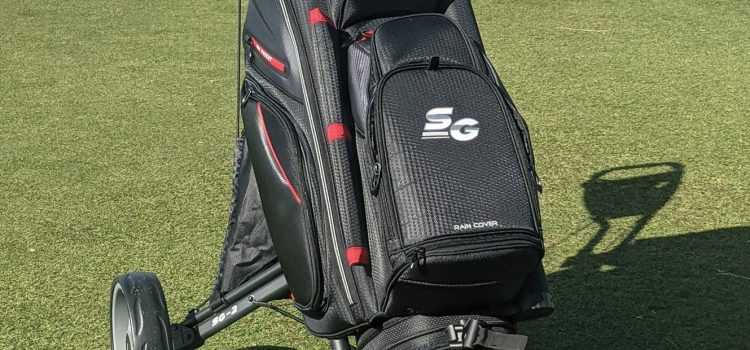 Stinger Golf Push Buggy and Bag